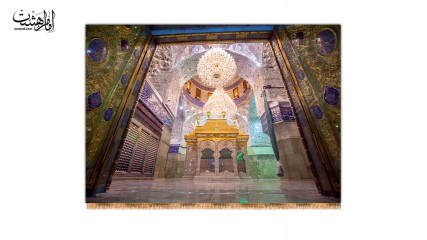کتیبه تابلویی طرح ضریح امام حسین ( ع )