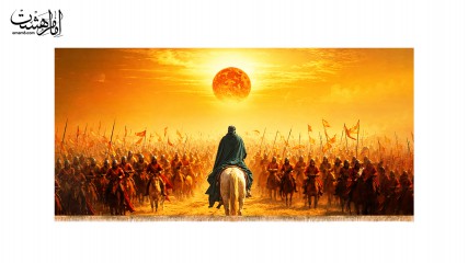 کتیبه پشت منبری "اَلسَّلامُ عَلَیْکَ یا اَباعَبْدِاللَّهِ"