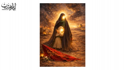 کتیبه آویزی تمثال حضرت زینب سلام الله علیه