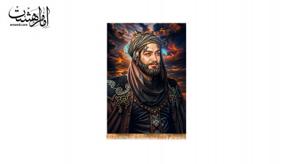 تابلویی تمثال حضرت ابوالفضل(س)