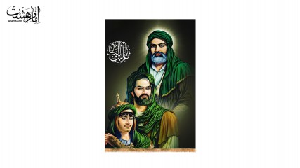 تصویرامام علی (ع) به همراه حضرت عباس و علی اکبر (ع)
