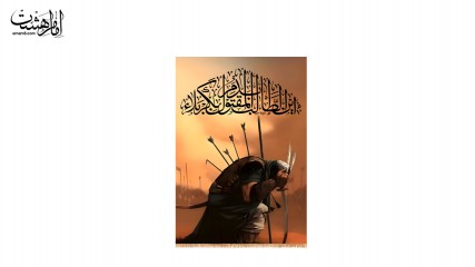 تصویر حضرت عباس در علقمه