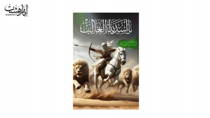 تصویر  حضرت علی علیه السلام در جنگ