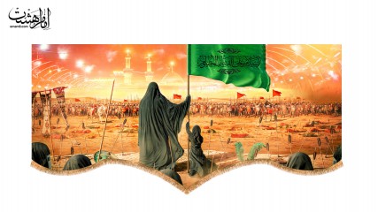 کتیبه پشت منبری حضرت زینب (س)