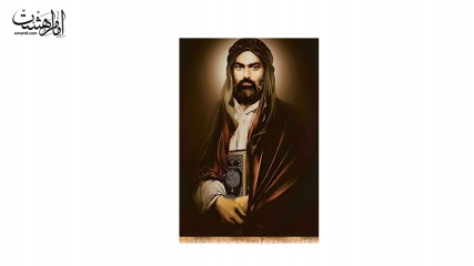 کتیبه تابلویی تمثال حضرت علی (ع)