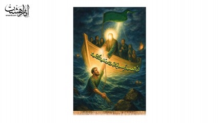 کتیبه تابلویی تمثال امام حسین (ع)