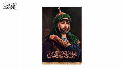 کتیبه تابلویی تمثال حضرت علی اکبر (ع)