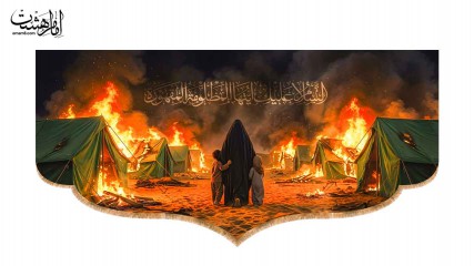 کتیبه پشت منبری حضرت زینب (س) السَّلاَمُ عَلَيْكِ أَيَّتُهَا الْمَظْلُومَةُالْمَقْهُورَةُ