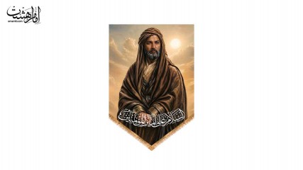 کتیبه آویزی مزین به تصویر امام علی (ع)