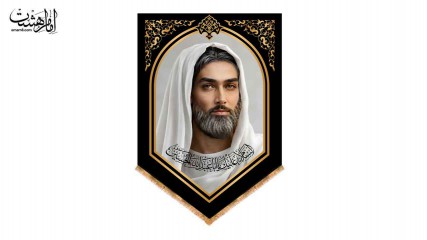 کتیبه تابلویی تمثال امام حسین (ع)
