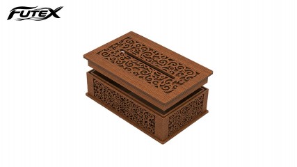جا دستمال کاغذی چوبی کد 29859