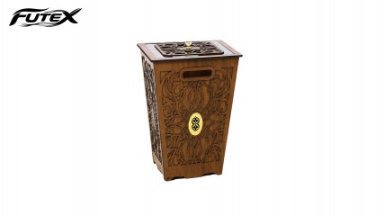 سطل زباله چوبی کد 29863