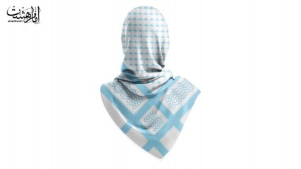 روسری نخی طرح چفیه سبک ویژه اربعین کد 30024