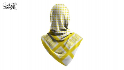 روسری نخی طرح چفیه سبک ویژه اربعین کد 30035