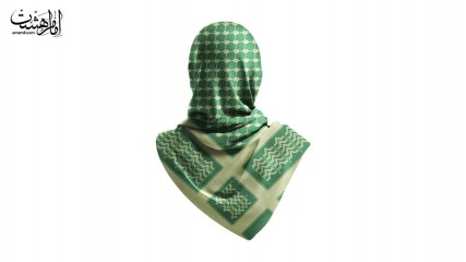 روسری نخی طرح چفیه سبک ویژه اربعین کد 30055