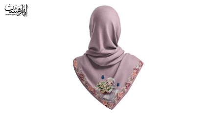 روسری نخی طرح کودک