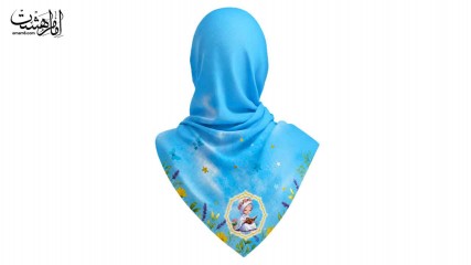 روسری نخی طرح کودک