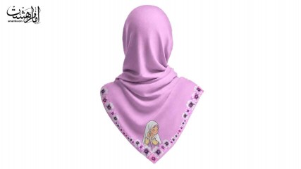 روسری نخی طرح کودک