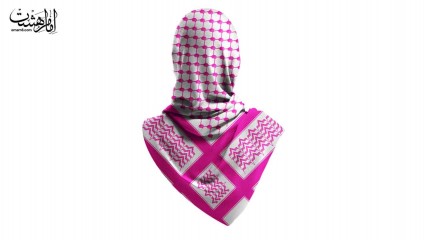 روسری نخی طرح چفیه سبک ویژه اربعین کد 30088
