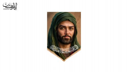 کتیبه آویزی امام حسین(ع)