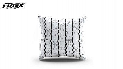کاور کوسن طرح پاپیون خیال مشکی کد 30817