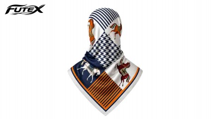روسری نخی طرح اسب