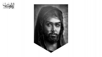 پرچم تمثال امام حسین (ع) مثلثی