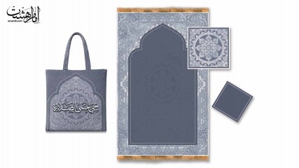 ست سجاده جانماز پسرانه طرح نقش بهشت ویژه جشن تکلیف