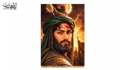 کتیبه آویزی تابلویی تمثال حضرت ابوالفضل عباس (ع) کد 32913