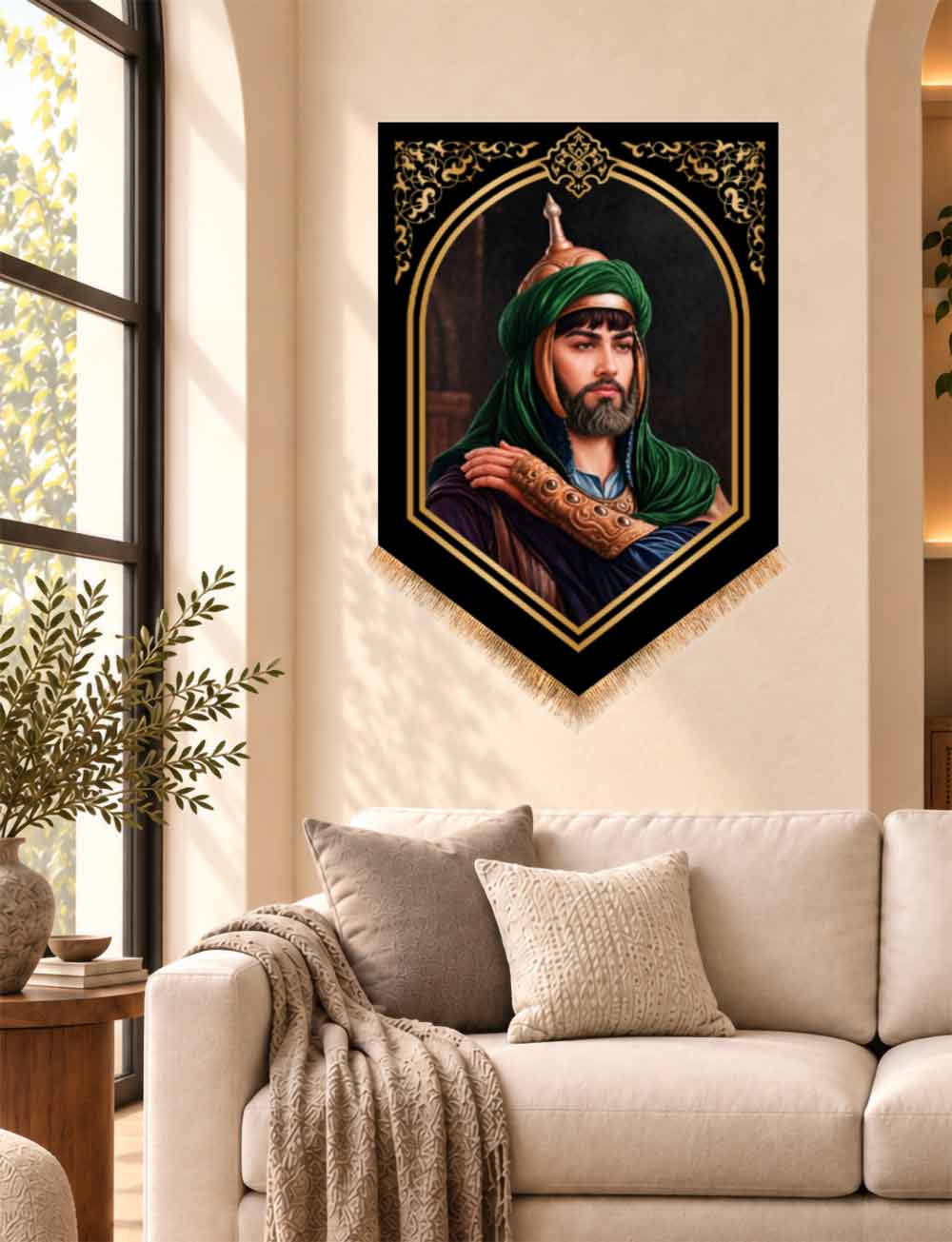 کتیبه تابلویی تمثال حضرت علی اکبر(ع)