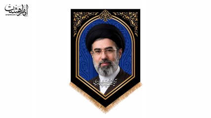 کتیبه تابلویی مزین به تصویر آیت الله سید مجتبی خامنه ای کد 32985