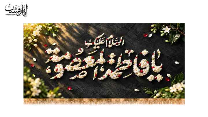 کتیبه پشت منبری وفات حضرت معصومه (س)