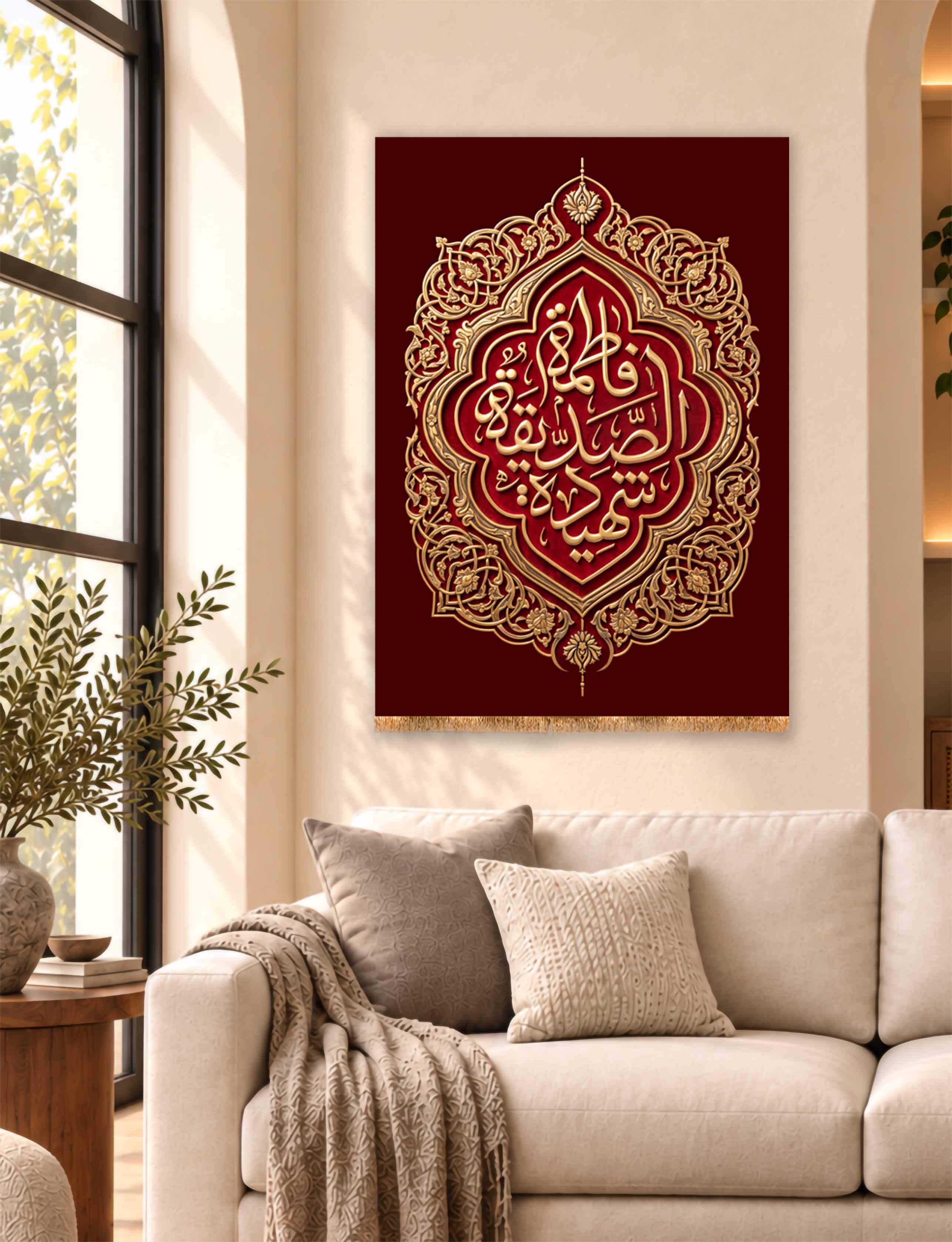 کتیبه تابلویی حضرت فاطمه الزهرا (س)