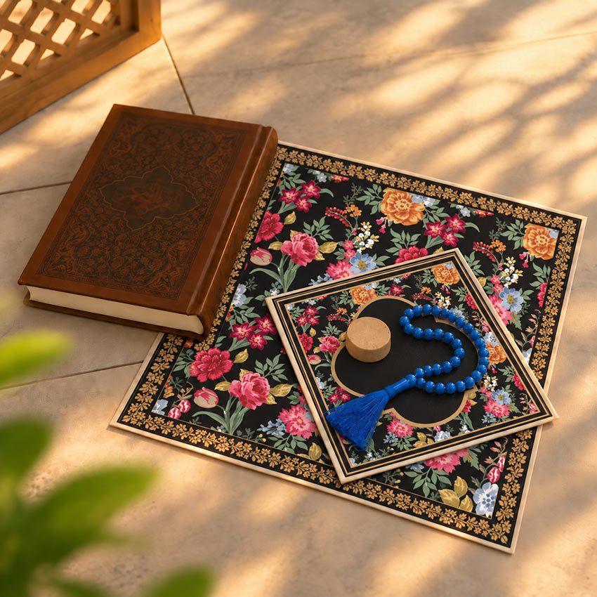 پک جانماز دو تکه طرح "گلستان شب"