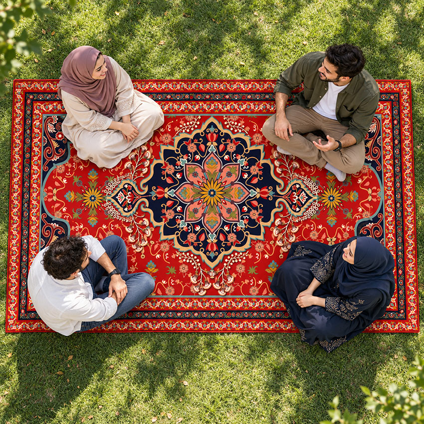 فرشینه شانل | روفرشی سبک | طرح فرش