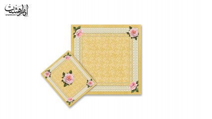 پک جانماز دو تکه طرح "شکوفه زرین" کد 33454