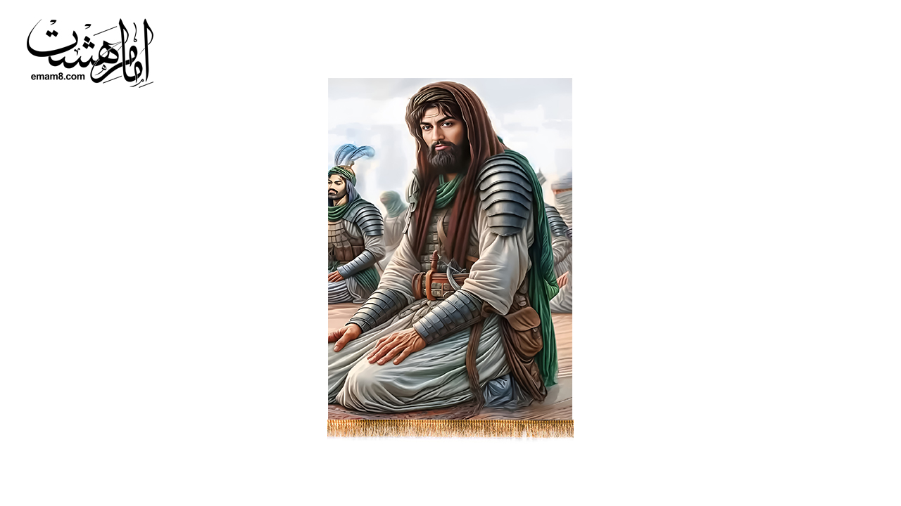 تابلویی تمثال امام حسین (ع)